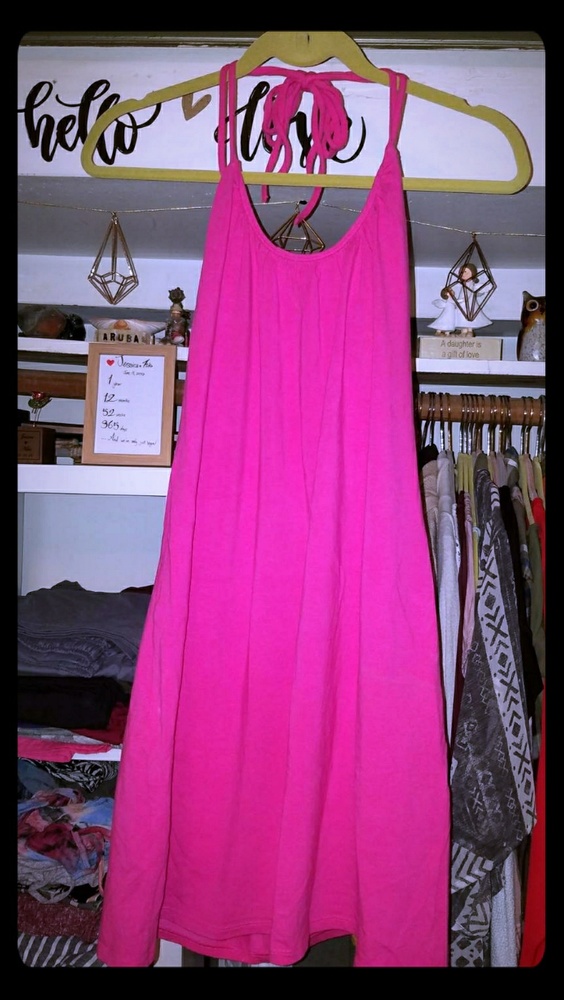 Beach halter dress